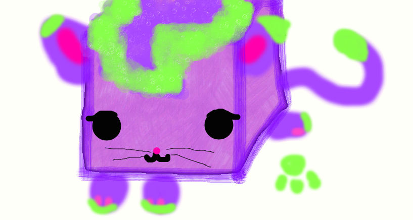 Cube cat by LapizCatLover on DeviantArt
