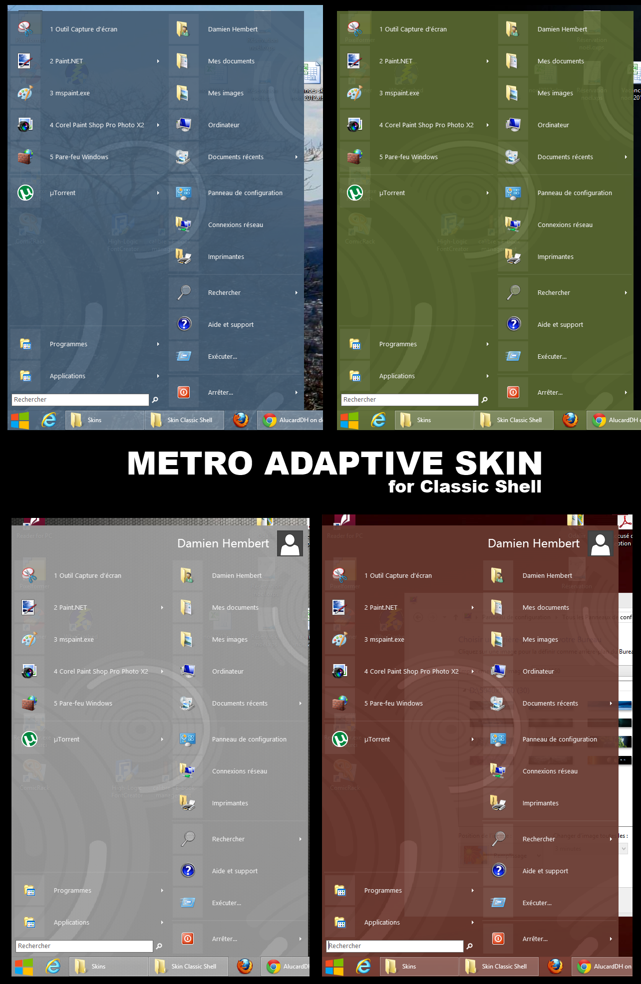 Metro Adaptive Skin for Classic Shell