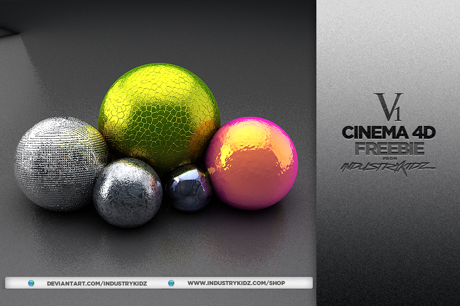 Free Cinema 4D Material Pack by Industrykidz on DeviantArt