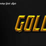 Free GOLD Photoshop Layer Style