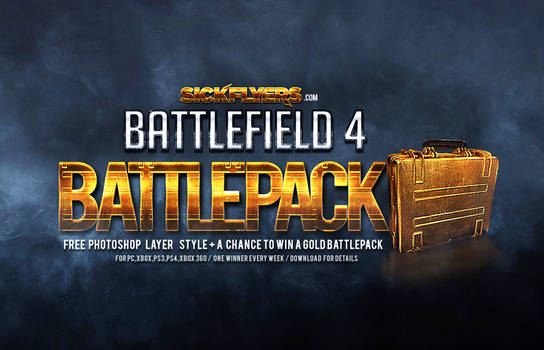 Free Battlefield 4 Battlepack Photoshop Style