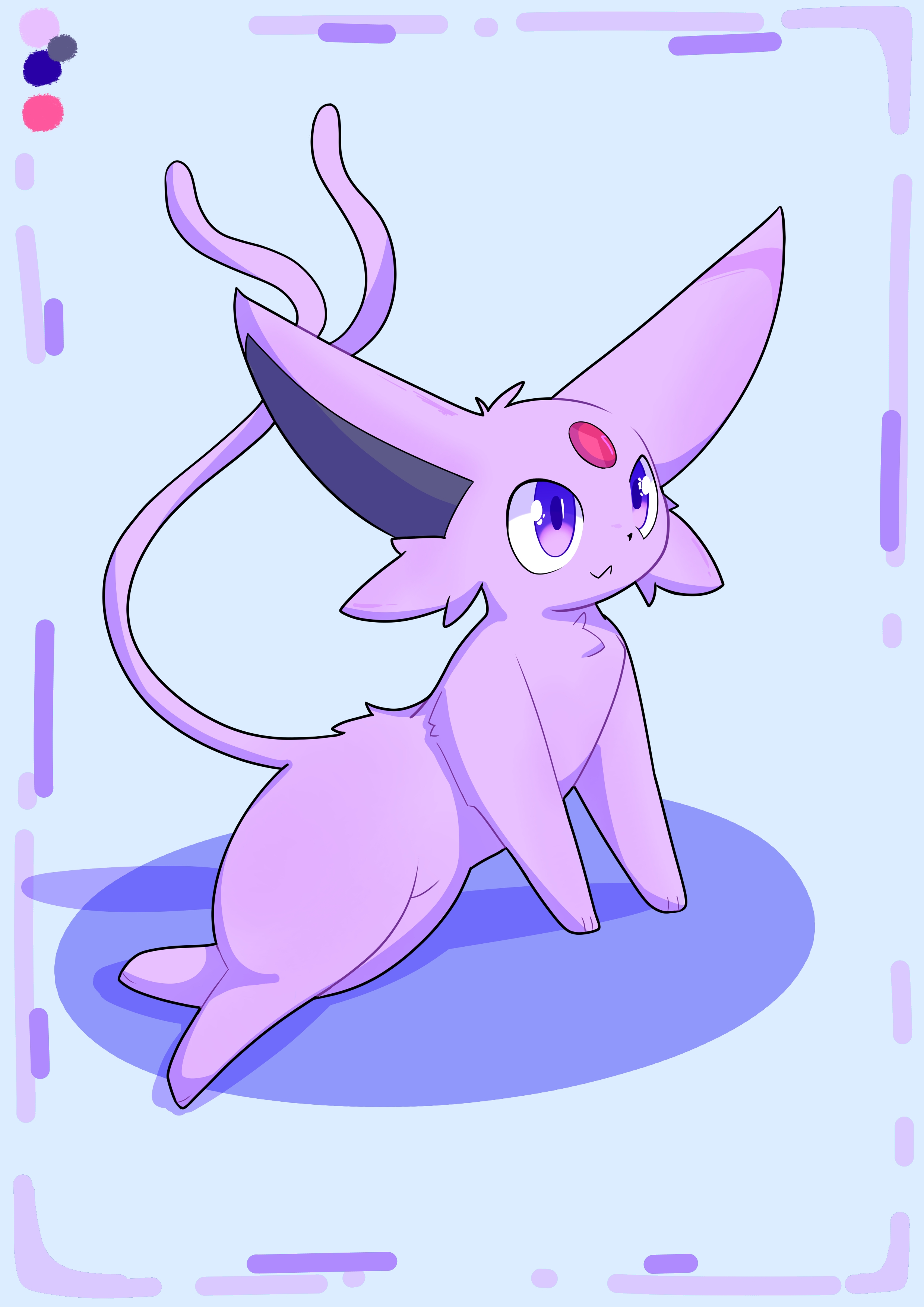 Espeon by Okpafur on DeviantArt