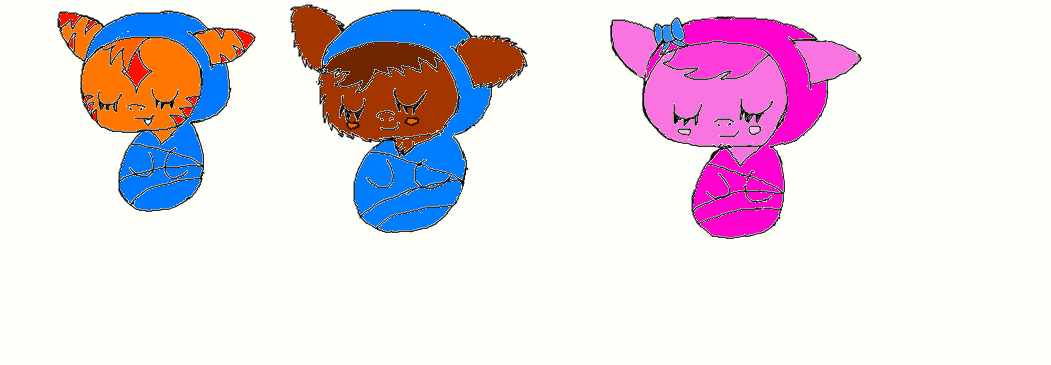 Moshi Newborns as ponies-2