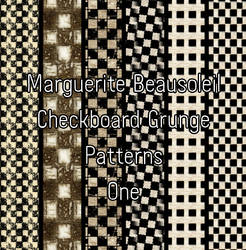 Marguerite Beausoleil Checkboard Grunge One.jpg