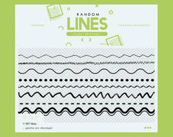 .random lines | brushes #1