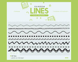 .random lines | brushes #1