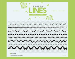 .random lines | brushes #1