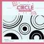 .geometric circle / brushes #4