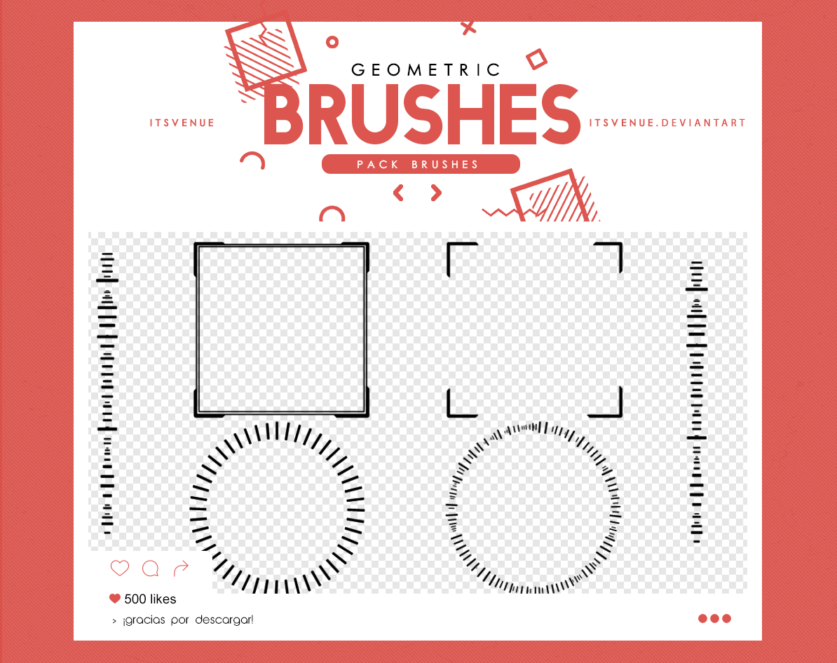 .geometric brushes #6