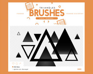 .triangles brushes #9