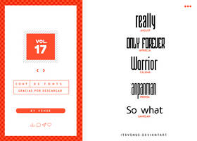 fonts pack [vol. 17]