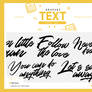 .text brushes #20