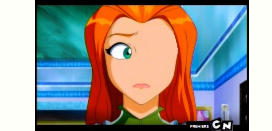Half Face Less Totally Half Faceless Sam by EarWaxKid on DeviantArt