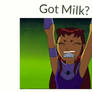 Starfire's Got Milk? ad