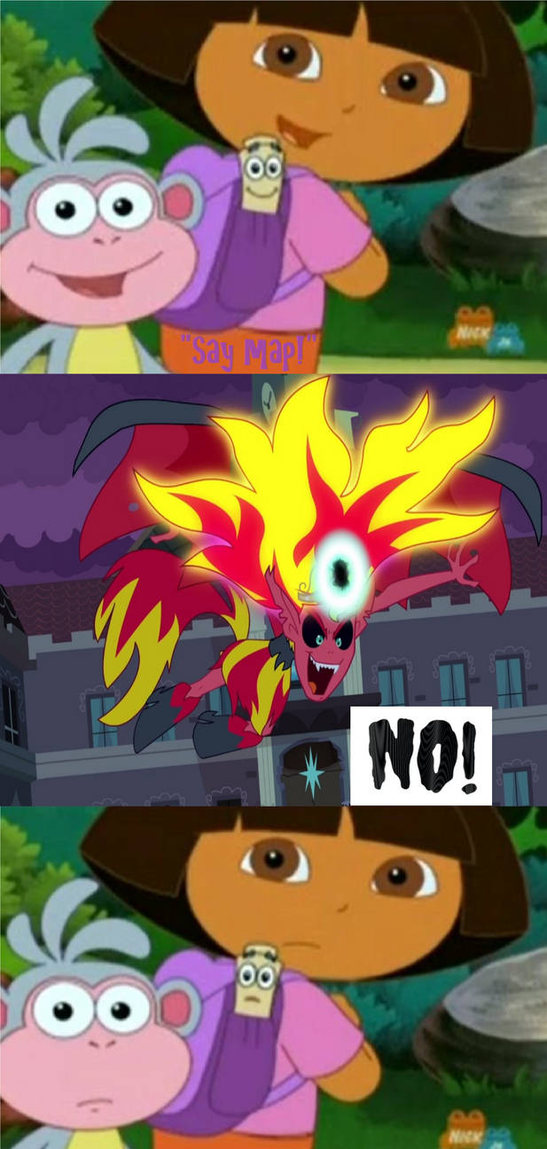 Demon Sunset Said No To Dora Boots And Maps By Earwaxkid On