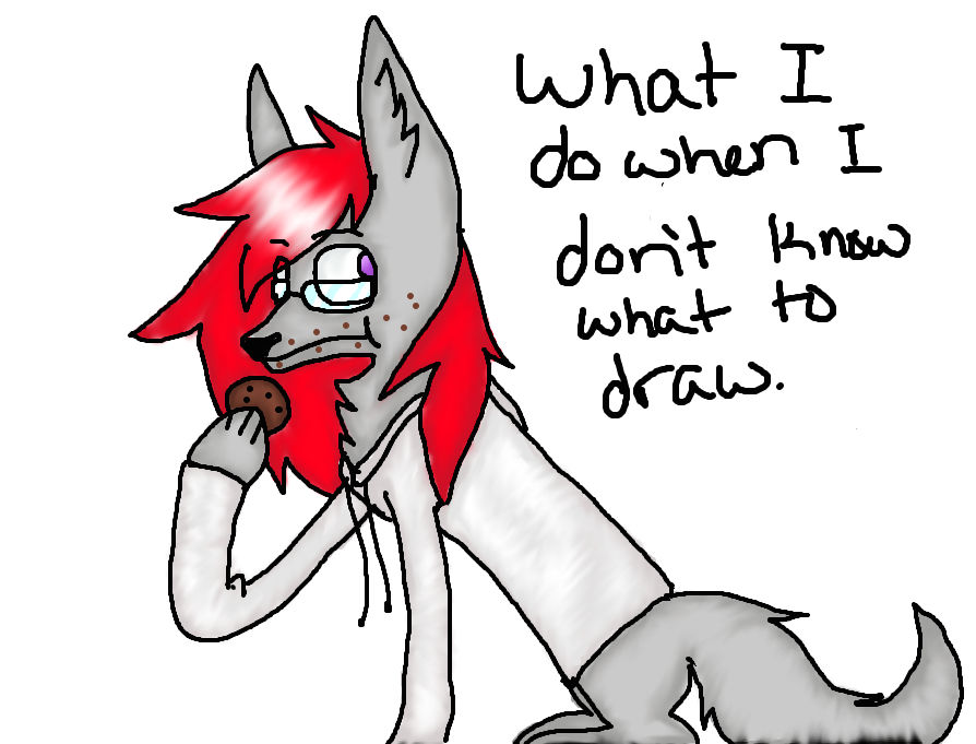 What i do when i have no drawing ideas by wolfgirl2804 on DeviantArt