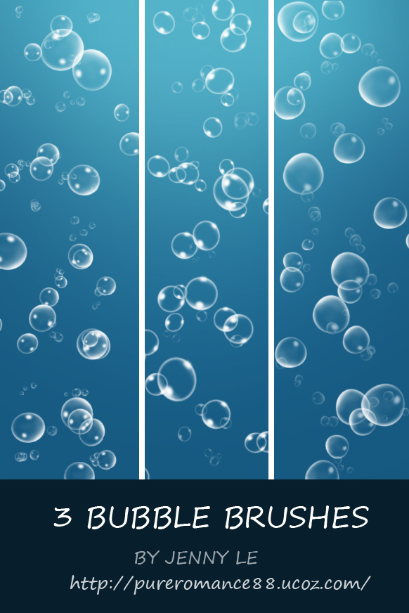 brush gelembung air photoshop