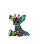 Raver Bunny Pixel Doll