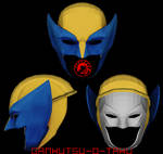 X-23 Laura Kinney Wolverine Mask Pepakura
