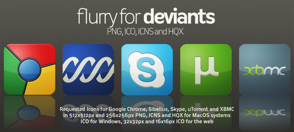 Flurry Icons for Deviants