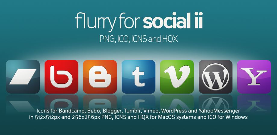 Flurry Icons for Social II