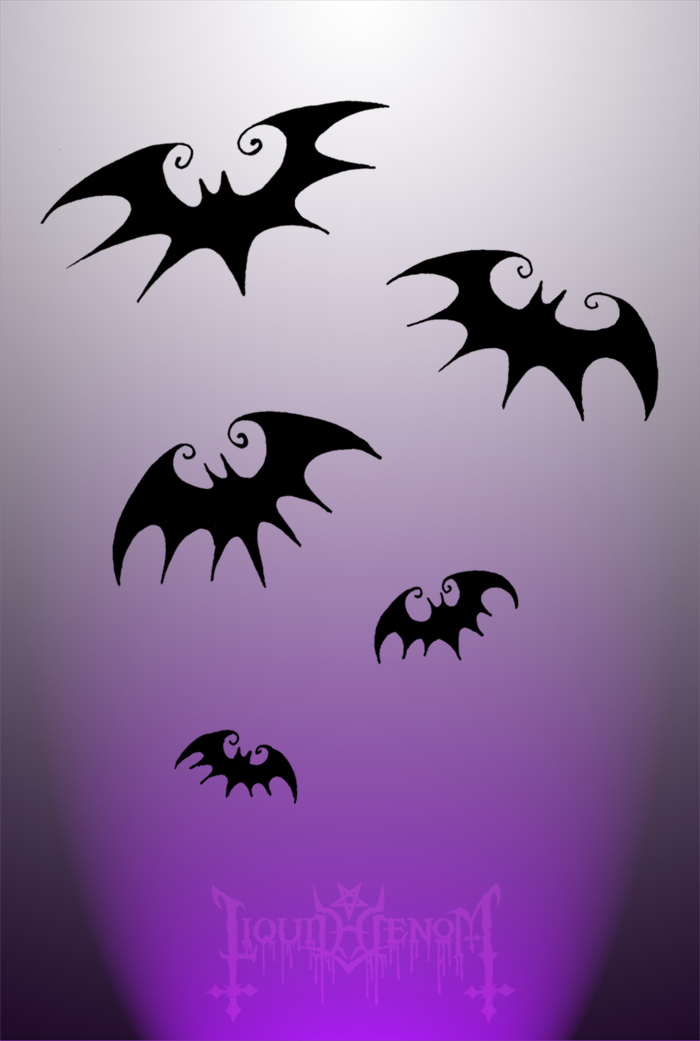 Tim Burton Style Bats