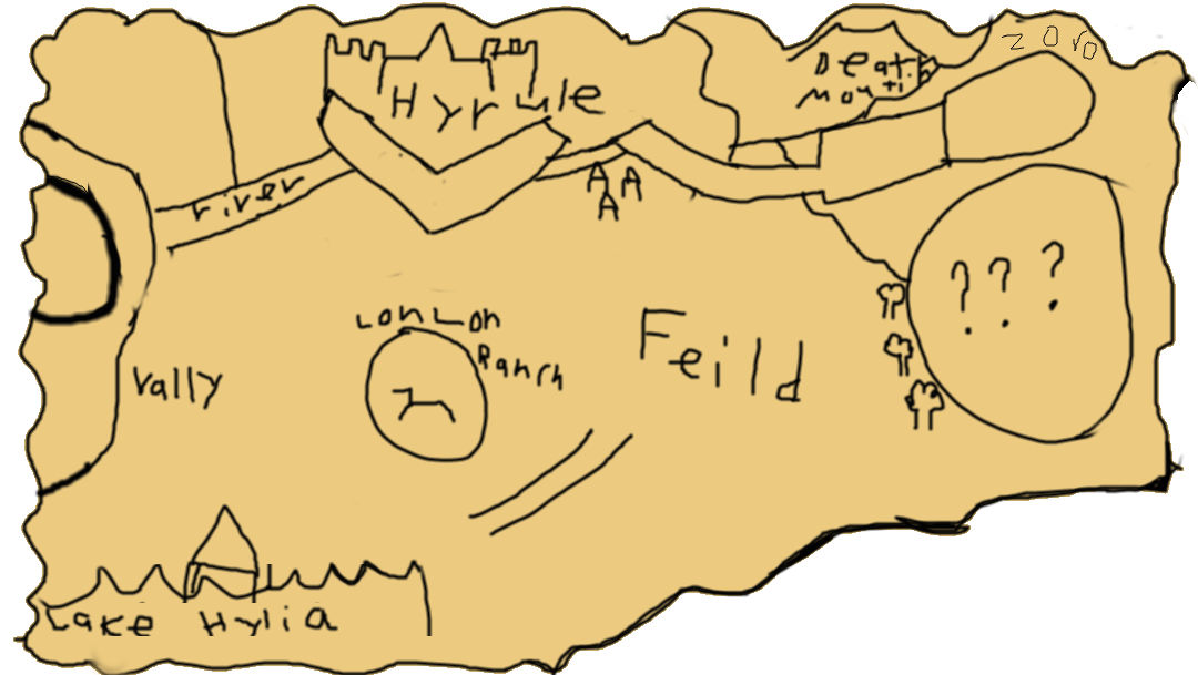 ocarina of time map by boybig5411 on DeviantArt
