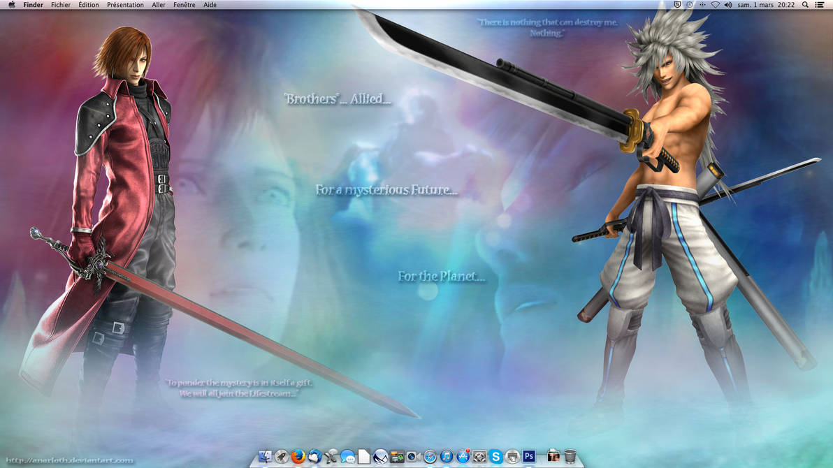 Wallpaper Ff Vii Cc Doc Genesis And Weiss V2 By Anarloth On Deviantart