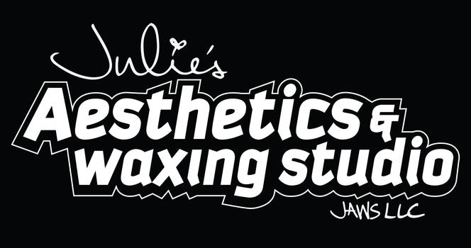 Julie's Aesthetic and Waxing Studio Logo (B+W)