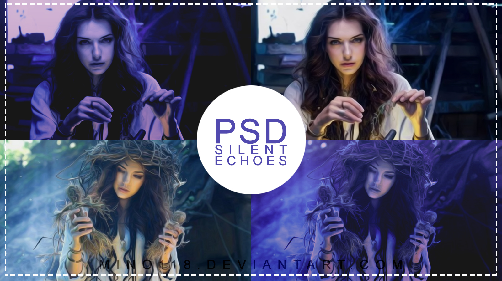 PSD #16 | Silent Echoes by night-gate by night-gate on DeviantArt