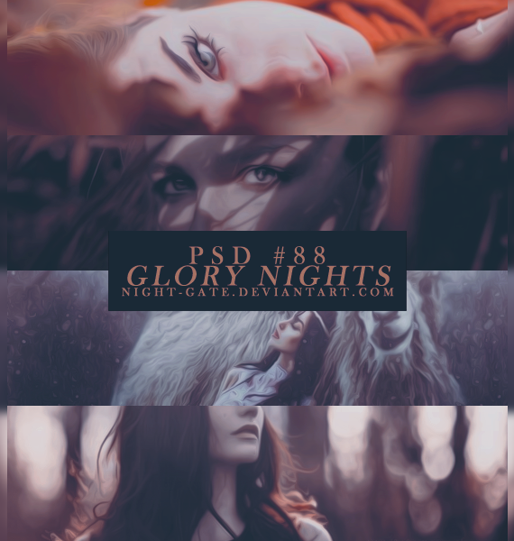 PSD #88 | Glory Nights by night-gate