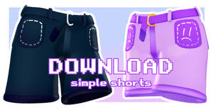 [mmd] Simple Shorts *download*