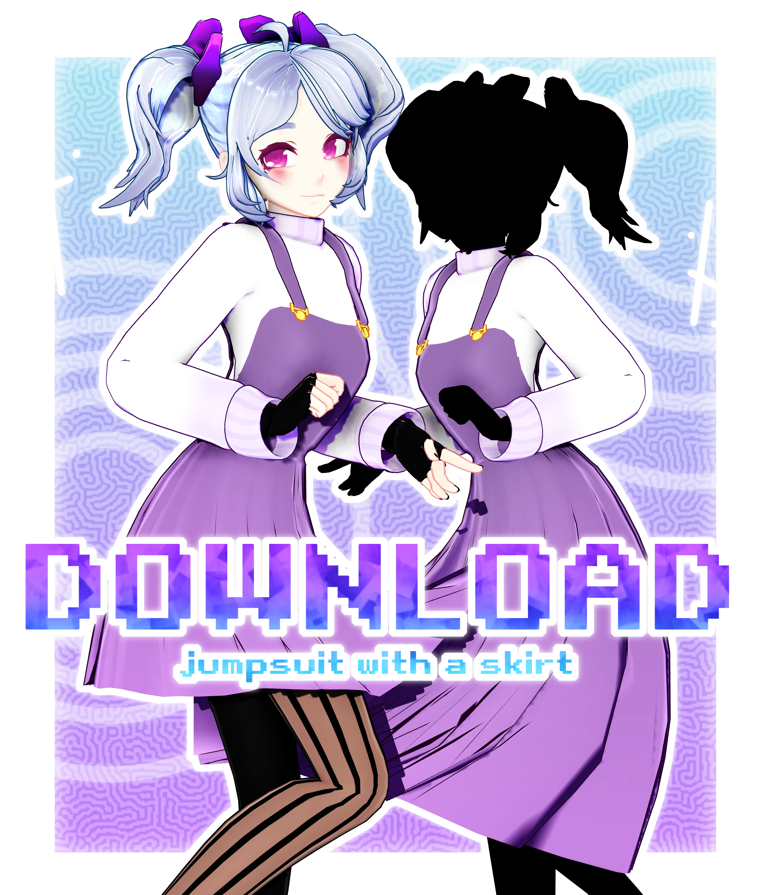 Jumpsuit With A Skirt *download* by vilecrybaby on DeviantArt