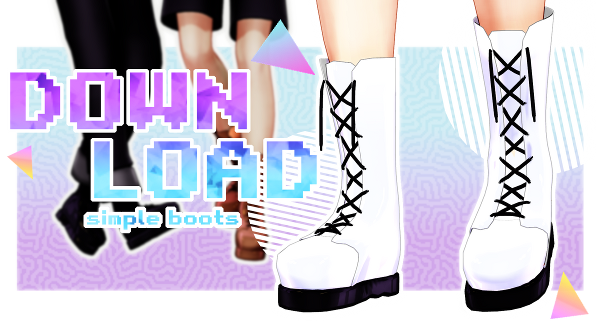 Simple Boots *download* by vilecrybaby on DeviantArt