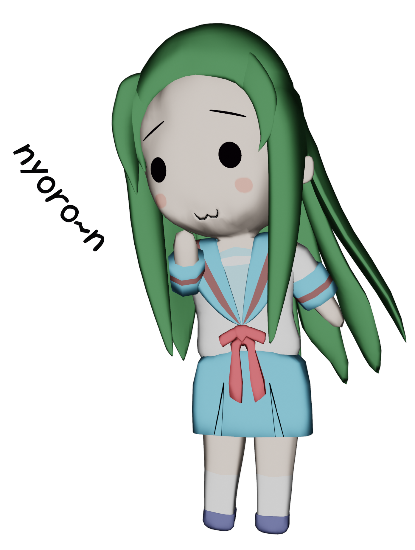 Nyoron Churuya-san 3D Model by gabrielpikaart on DeviantArt