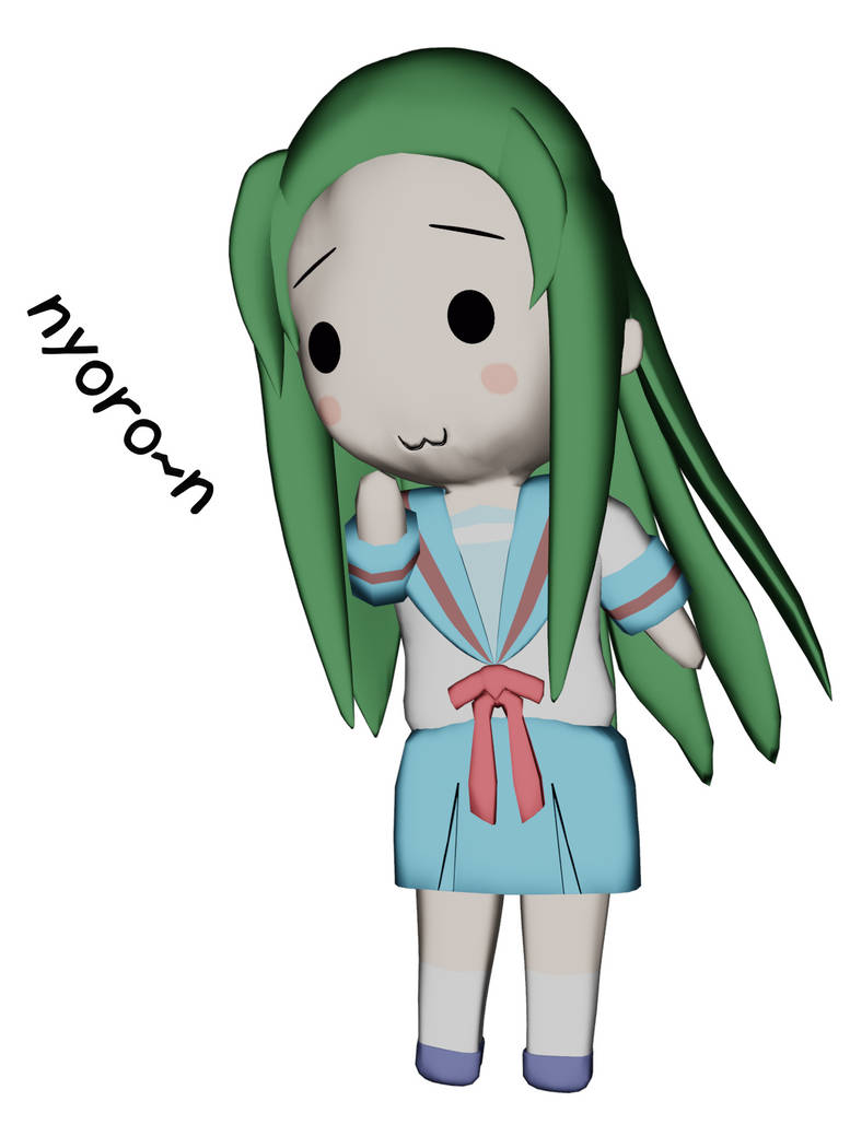 Nyoron Churuya-san 3D Model by gabrielpikaart on DeviantArt