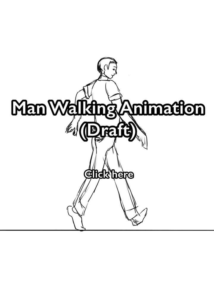 Man Walking Animation Draft By Artistic Ana On Deviantart