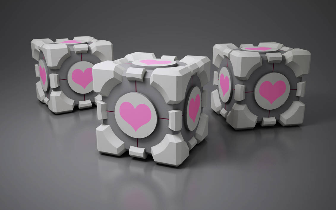 Portal cube. Portal 2 Cube Companion. Portal 1 куб компаньон. Кубик из Portal 2. Куб компаньон из портал 2.