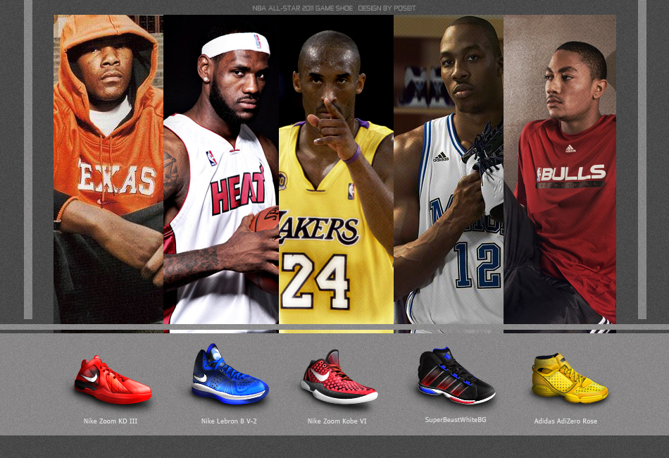 NBA ALL-STAR Game Shoes 2011 by poseit 