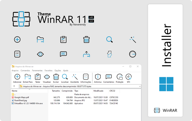 Windows 11 - Winrar Theme