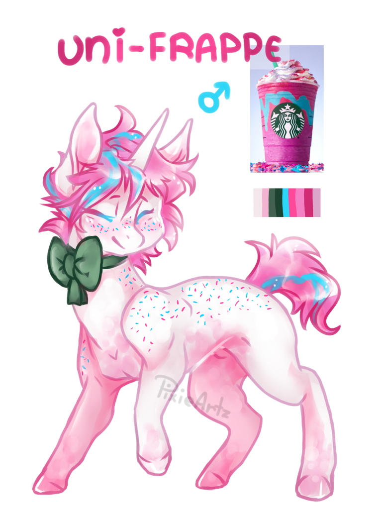 [MLP] Unicorn Frappe (FrappeBoy) by PixieArtz on DeviantArt