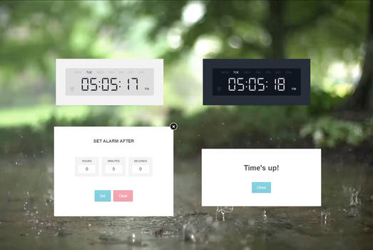 AlarmClock for RainWidget