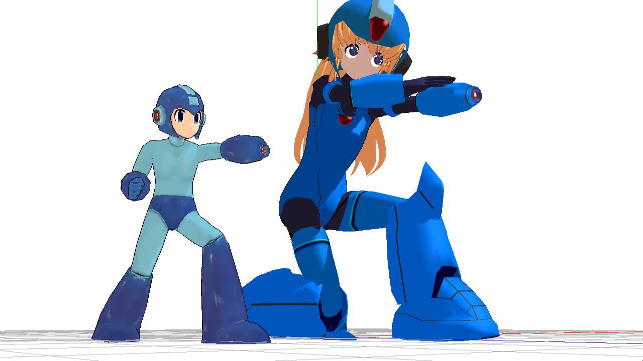 Megaman and Rokko Chan (Animation) by ChilledCubchoo on DeviantArt