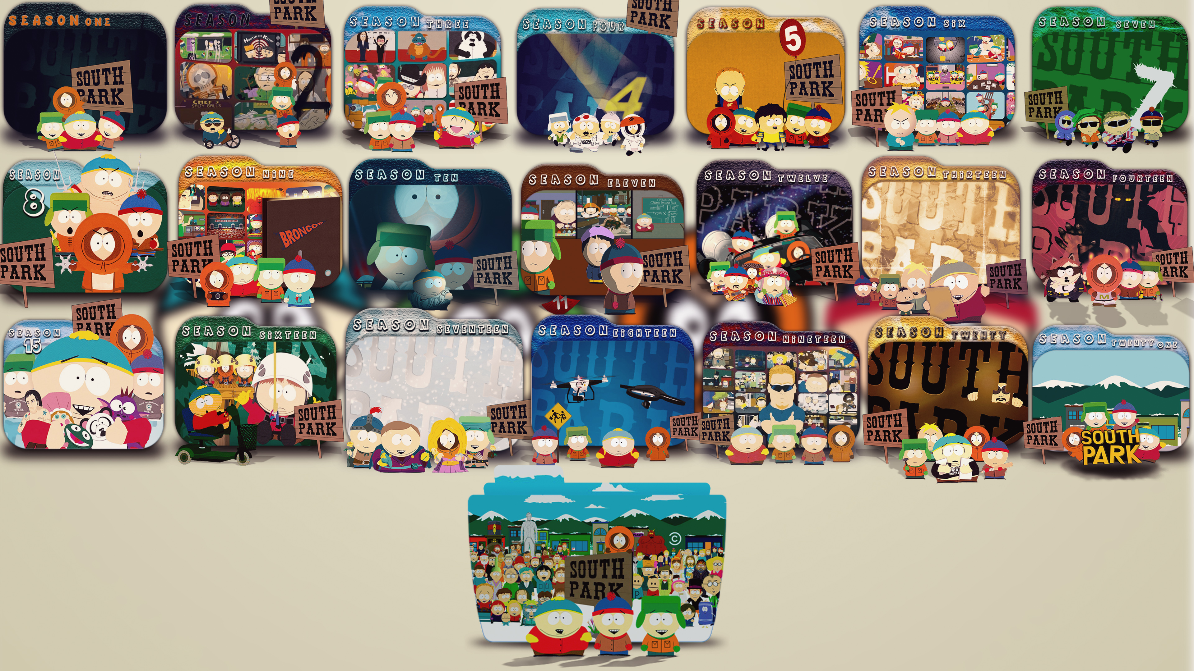 South Park - Folder Icons (Mega Pack) by coolbonn on DeviantArt