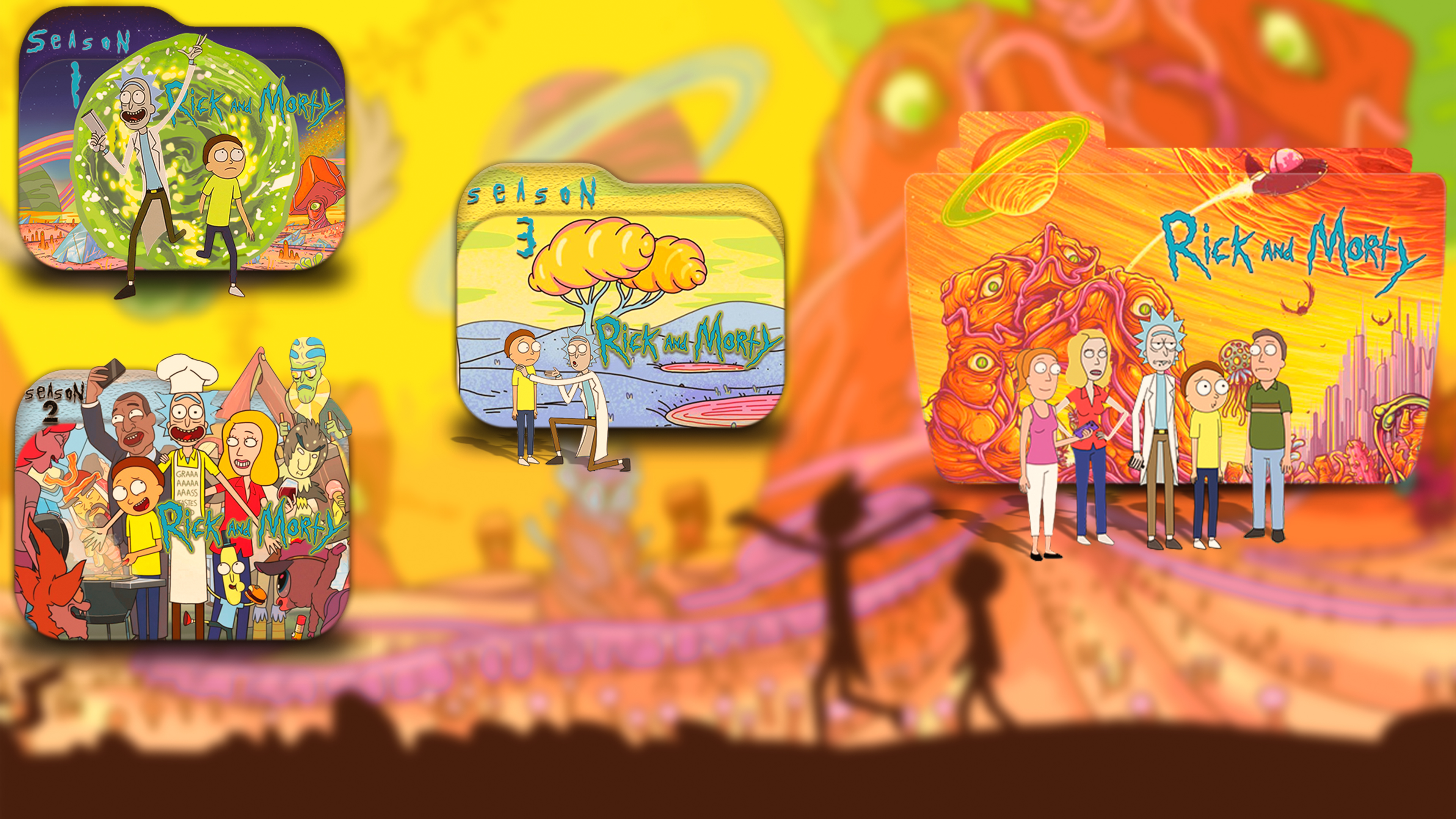 Rick and Morty - Folder Icon Pack by coolbonn on DeviantArt