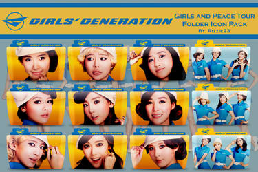 Girls and Peace Tour Folder Icon Pack Version 2