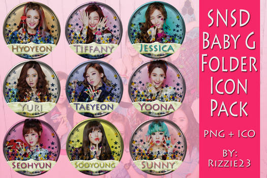 SNSD Baby G Folder Icon Pack