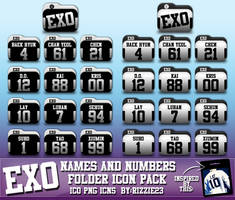 EXO Names and Numbers Folder Icon Pack