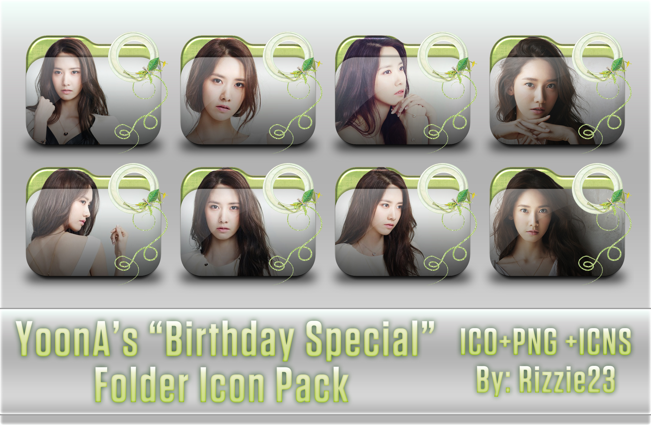 Yoona's Birthday Special Folder Icon Pack