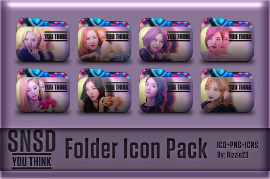 SNSD You Think Folder Icon Pack